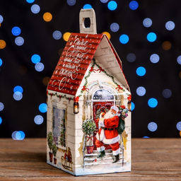 Цена за 5 шт. Подарочная коробка Домик Тёплая сказка,9,1 х 7 х 15,7 см - Simaland фото 8