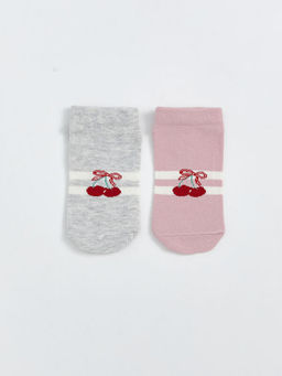 Desenli K?z ?ocuk Patik ?orap 5li