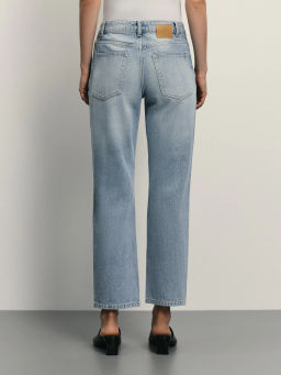 Джинсы straight укороченные / Zarina  фото 4