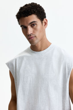 Camiseta sin mangas en algod?n Relaxed Fit - H&m фото 8