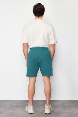 TRENDYOL MAN Zumrut Yesili Regular/Normal Kesim Dokulu %100 Pamuklu Sort TMNSS24SR00022 - Trendyolmilla фото 6