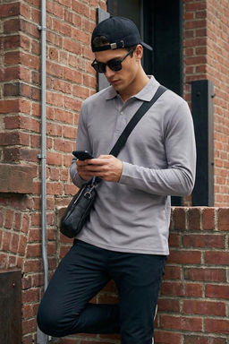 TRENDYOL MAN Beyaz %100 Pamuk Slim/Dar Kesim Uzun Kol Basic Polo Yaka T-shirt TMNAW25PO00000 - Trendyolmilla фото 17