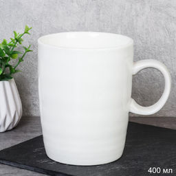 Кружка 360 мл Белая классика/ WRF-165 /уп 48/