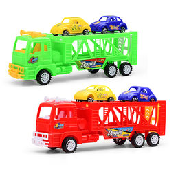 Автовоз с гоночным авто, под колпаком