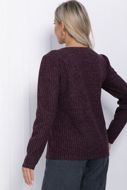 Лонгслив Маиза (пыльно-фиолетовый) Б12257-4 - Lt collection фото 2