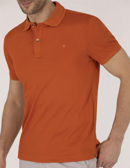 Kahverengi Regular Fit Polo Yaka Merserize Ti__rt - Pierre cardin фото 6