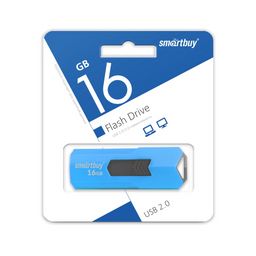 Флеш-накопитель 16Гб "Smartbuy STREAM" Blue