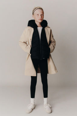 NEOPRENE-EFFECT SLEEVE PADDED JACKET - Zara фото 10