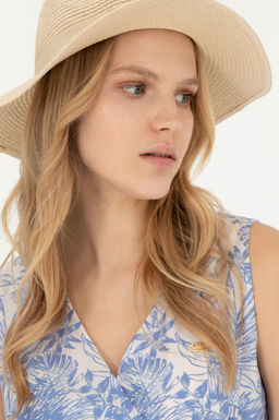 Женское синее тканое платье - U.s. polo assn фото 9