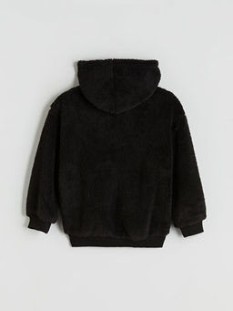 Kap??onlu Bask?l? Erkek ?ocuk Pel?? H?rka