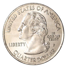 25 центов (1/4 доллара) 2008 года Р США Штаты и территории  Гавайи