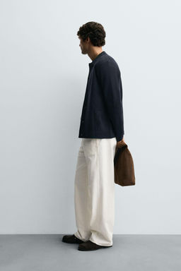 TEXTURED CARDIGAN WITH POCKETS - Zara фото 4