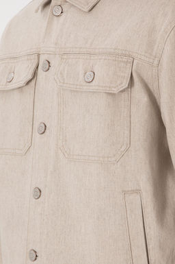 Мужская бежевая джинсовая рубашка Неожиданная скидка в корзине - U.s. polo assn фото 7