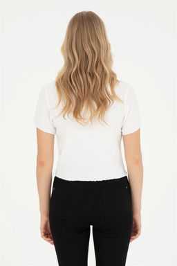 Женская белая футболка - U.s. polo assn фото 5