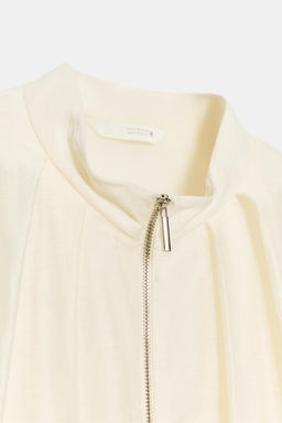 CHAQUETA BOMBER PLIEGUES / Crudo - Zara фото 7