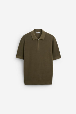 PURL KNIT POLO SHIRT - Zara фото 33
