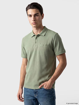 Polo Yaka Dokulu Erkek Ti??rt