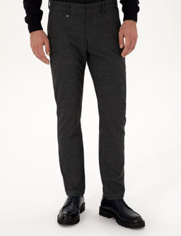 Antrasit Slim Fit Kanvas Pantolon - Cacharel фото 2