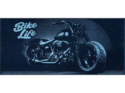 Полотенце махровое 6с102.411ж1 Bike life (темно-синий4) 67х150см