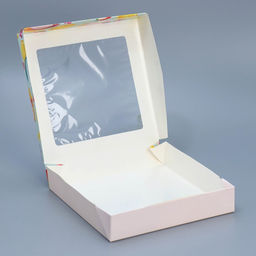 Цена за 5 шт. Кондитерская упаковка, коробка с ламинацией «Present», 20×20×4 см
