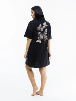 Туника женская, цвет черный