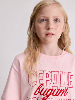 ACOOLA / Футболка детская для девочек Sonora розовый  фото 6