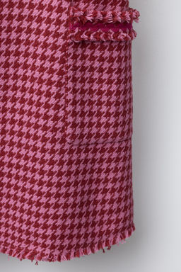 TEXTURED FRAYED PINAFORE DRESS - Zara фото 4