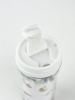 Подарочный набор новогодний «Уюта в Новом году», термостакан 250 мл, свечи в банке 2 шт.