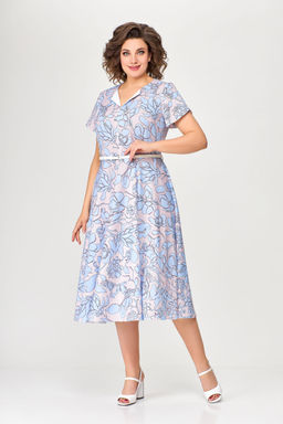 Блуза Swallow 803.2 черный+серебряный узор фото 880