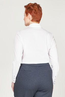 Блуза офисная белая - Olsi фото 7
