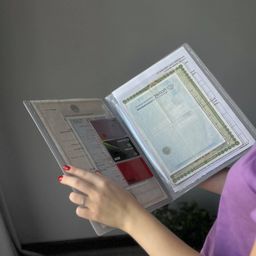 Папка для 2 комплектов документов синяя NEW (2572) - Мой органайзер фото 2