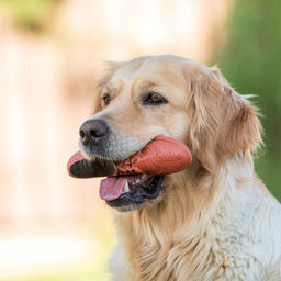 Игрушка пищащая Туфля для собак, 17 см, коричневая - Пижон фото 5