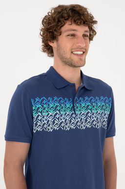 Erkek Regular Fit Polo Yaka A__k Lacivert Ti__rt Sepette S_rpriz _ndirim - U.s. polo assn фото 2