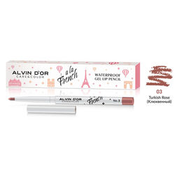 .Alvin Dor A LA FRENCH ALF-23 Карандаш для губ Waterproof gel lip pencil тон 03 клюквенный