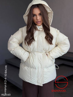 Куртка с капюшоном и регулируемой талией - Bruno фото 4