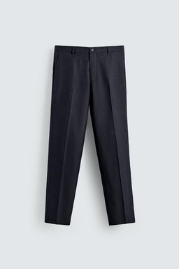HOUNDSTOOTH SUIT TROUSERS - Zara фото 5