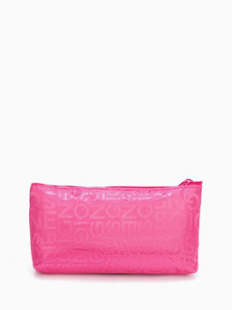Цена за 2 шт. Косметичка-пенал на молнии, маленькая, с рисунком Буквы, малиновая - Simaland фото 2