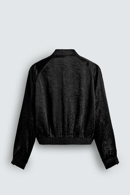 SHOULDER PAD BOMBER JACKET - Zara фото 8