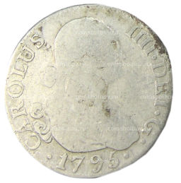 2 реала 1795 года Испания