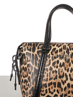 LACCOMA сумка Y2066-4-леопард матовый натуральная кожа полиэстер  фото 5