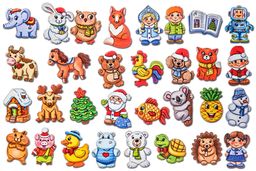 Коврик Большой адвент Дед Мороз - Smiledecor фото 3