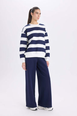 Standart Fit Kal?n Jogger Esofman Alt? Basic Duz Beli Lastikli Genis Paca Uzun Boy - Defacto фото 2