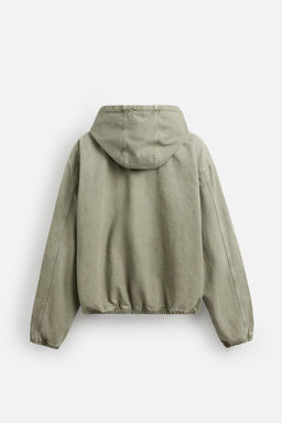 WASHED HOODED JACKET - Zara фото 8