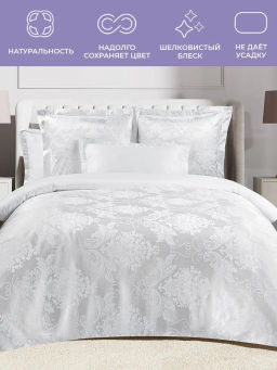 Постельное белье Мерлетто Евро (подарочная упаковка) + 4 наволочки - Ecotex фото 6