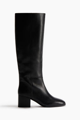 Botas de piel a la rodilla - H&m фото 2