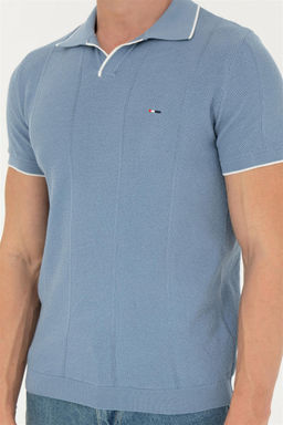 Мужской свитер цвета индиго - U.s. polo assn фото 6