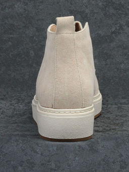 01-5173-5 BEIGE Ботинки демисезонные (натуральная замша, байка)