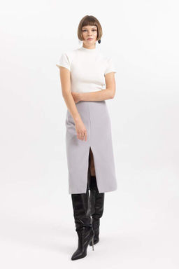 Свитер стандартного кроя с полуводолазкой - Defacto фото 5