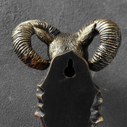 Крючок декоративный «Баран», декор настенный под бронзу, 8×10×13 см