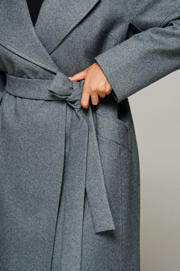 Пальто Beautiful Free 7024-Р графитовый